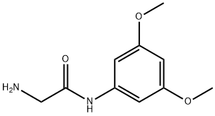 2-amino-N-(3,5-dimethoxyphenyl)acetamide Struktur