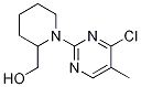 [1-(4-Chloro-5-methyl-pyrimidin-2-yl)-piperidin-2-yl]-methanol Struktur