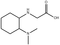 (2-DiMethylaMino-cyclohexylaMino)-acetic acid Struktur