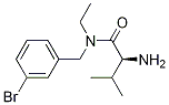 (S)-2-AMino-N-(3-broMo-benzyl)-N-ethyl-3-Methyl-butyraMide Struktur