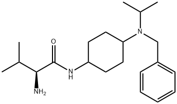 (S)-2-AMino-N-[4-(benzyl-isopropyl-aMino)-cyclohexyl]-3-Methyl-butyraMide Struktur