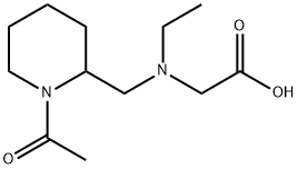 [(1-Acetyl-piperidin-2-ylMethyl)-ethyl-aMino]-acetic acid Struktur