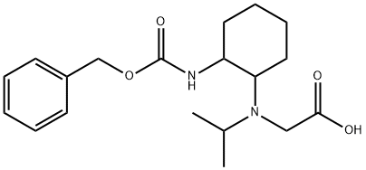 [(2-BenzyloxycarbonylaMino-cyclohexyl)-isopropyl-aMino]-acetic acid Struktur