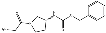 [(R)-1-(2-AMino-acetyl)-pyrrolidin-3-yl]-carbaMic acid benzyl ester Struktur