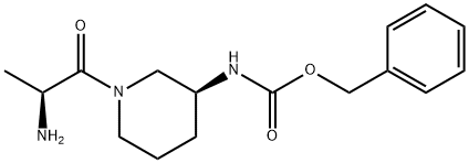 [(S)-1-((S)-2-AMino-propionyl)-piperidin-3-yl]-carbaMic acid benzyl ester Struktur