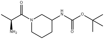 [1-((S)-2-AMino-propionyl)-piperidin-3-yl]-carbaMic acid tert-butyl ester Struktur