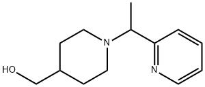 [1-(1-Pyridin-2-yl-ethyl)-piperidin-4-yl]-Methanol Struktur