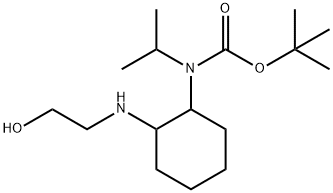 [2-(2-Hydroxy-ethylaMino)-cyclohexyl]-isopropyl-carbaMic acid tert-butyl ester Struktur