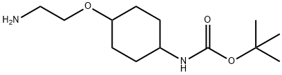 [4-(2-AMino-ethoxy)-cyclohexyl]-carbaMic acid tert-butyl ester Struktur