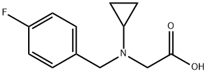 [Cyclopropyl-(4-fluoro-benzyl)-aMino]-acetic acid Struktur