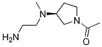 1-{(S)-3-[(2-AMino-ethyl)-Methyl-aMino]-pyrrolidin-1-yl}-ethanone Struktur