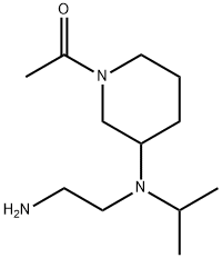 1-{3-[(2-AMino-ethyl)-isopropyl-aMino]-piperidin-1-yl}-ethanone Struktur