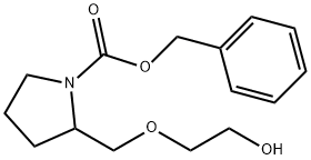 2-(2-Hydroxy-ethoxyMethyl)-pyrrolidine-1-carboxylic acid benzyl ester Struktur