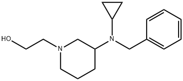 2-[3-(Benzyl-cyclopropyl-aMino)-piperidin-1-yl]-ethanol Struktur