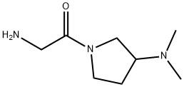 2-AMino-1-(3-diMethylaMino-pyrrolidin-1-yl)-ethanone Struktur