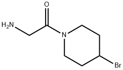 2-AMino-1-(4-broMo-piperidin-1-yl)-ethanone Struktur