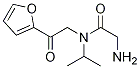 2-AMino-N-(2-furan-2-yl-2-oxo-ethyl)-N-isopropyl-acetaMide Struktur