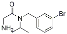 2-AMino-N-(3-broMo-benzyl)-N-isopropyl-acetaMide Struktur