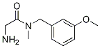 2-AMino-N-(3-Methoxy-benzyl)-N-Methyl-acetaMide Struktur