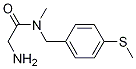 2-AMino-N-Methyl-N-(4-Methylsulfanyl-benzyl)-acetaMide Struktur