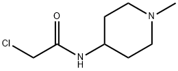 2-Chloro-N-(1-Methyl-piperidin-4-yl)-acetaMide Struktur