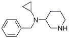 Benzyl-cyclopropyl-piperidin-3-yl-aMine Struktur