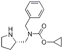 Cyclopropyl-(S)-1-pyrrolidin-2-ylMethyl-carbaMic acid benzyl ester Struktur