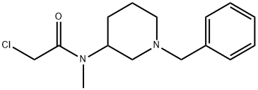 N-(1-Benzyl-piperidin-3-yl)-2-chloro-N-Methyl-acetaMide Struktur