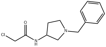 N-(1-Benzyl-pyrrolidin-3-yl)-2-chloro-acetaMide Struktur