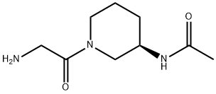 N-[(R)-1-(2-AMino-acetyl)-piperidin-3-yl]-acetaMide Struktur