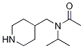 N-Isopropyl-N-piperidin-4-ylMethyl-acetaMide Struktur