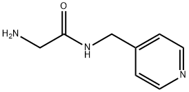 2-amino-N-(pyridin-4-ylmethyl)acetamide Struktur