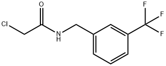 2-chloro-N-[3-(trifluoromethyl)benzyl]acetamide Struktur