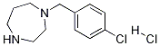 1-(4-Chloro-benzyl)-[1,4]diazepane hydrochloride Struktur