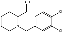 [1-(3,4-Dichloro-benzyl)-piperidin-2-yl]-methanol Struktur