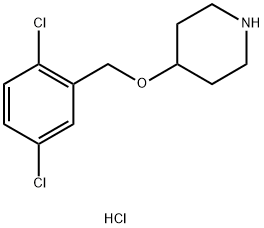 4-(2,5-Dichloro-benzyloxy)-piperidine hydrochloride Struktur