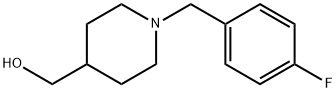 [1-(4-Fluoro-benzyl)-piperidin-4-yl]-methanol Struktur