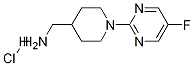 [1-(5-Fluoro-pyrimidin-2-yl)-piperidin-4-yl]-methyl-amine hydrochloride Struktur