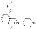 (2,6-Dichloro-benzyl)-piperidin-4-yl-amine hydrochloride Struktur