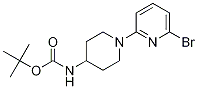 (6'-Bromo-3,4,5,6-tetrahydro-2H-[1,2']bipyridinyl-4-yl)-carbamic acid tert-butyl ester Struktur