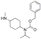 (1R,4R)-Isopropyl-(4-MethylaMino-cyclohexyl)-carbaMic acid benzyl ester Struktur