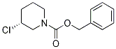 (R)-3-Chloro-piperidine-1-carboxylic acid benzyl ester Struktur