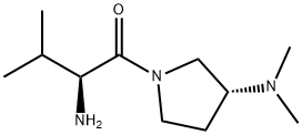 (S)-2-AMino-1-((R)-3-diMethylaMino-pyrrolidin-1-yl)-3-Methyl-butan-1-one Struktur