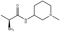 (S)-2-AMino-N-(1-Methyl-piperidin-3-yl)-propionaMide Struktur