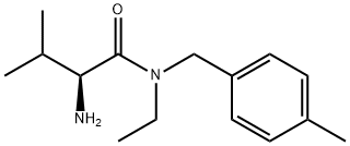 (S)-2-AMino-N-ethyl-3-Methyl-N-(4-Methyl-benzyl)-butyraMide Struktur