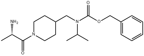 [1-((S)-2-AMino-propionyl)-piperidin-4-ylMethyl]-isopropyl-carbaMic acid benzyl ester Struktur