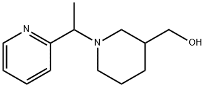 [1-(1-Pyridin-2-yl-ethyl)-piperidin-3-yl]-Methanol Struktur