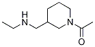 1-(3-EthylaMinoMethyl-piperidin-1-yl)-ethanone Struktur