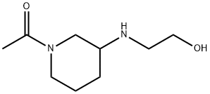 1-[3-(2-Hydroxy-ethylaMino)-piperidin-1-yl]-ethanone Struktur