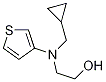 2-(Cyclopropyl-thiophen-3-ylMethyl-aMino)-ethanol Struktur